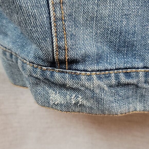 Ci Sono Girls Hooded Jean Vest - Picture 6 of 7